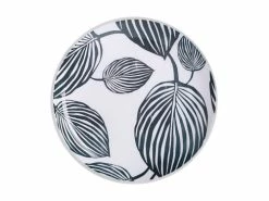 Panama Side Plate 20cm White & Grey