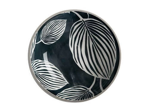 Panama Coupe Bowl 20cm Grey & White 3 Panama Coupe Bowl 20cm Grey & White - Image 3