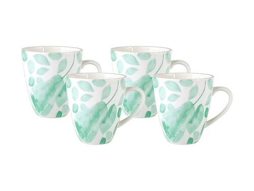 Giverny Coupe Mug Set of 4 350ML Green Gift Boxed 1 Giverny Coupe Mug Set of 4 350ML Green Gift Boxed