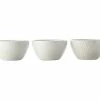 Dune Set Of 3 Bowls 12cm White Gift Boxed