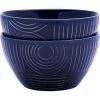 Arc Bowl Set of 4 12cm Indigo Blue Gift Boxed