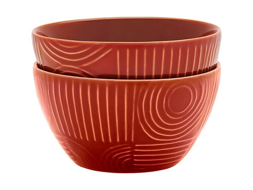 Arc Bowl Set of 4 12cm Terracotta Gift Boxed 1 Arc Bowl Set of 4 12cm Terracotta Gift Boxed