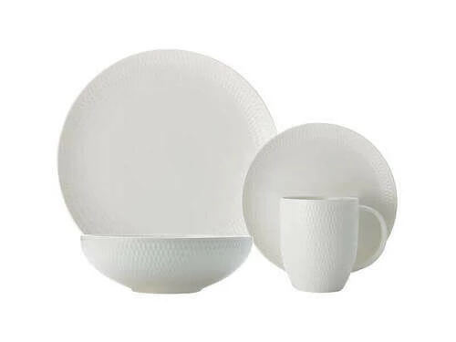 White Basics Diamonds Dinner Set 16 Piece 3 White Basics Diamonds Dinner Set 16 Piece - Image 3