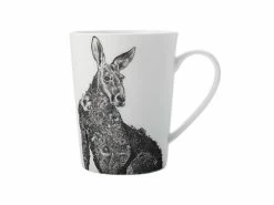 Marini Ferlazzo Mug 450ML Tall Red Kangaroo