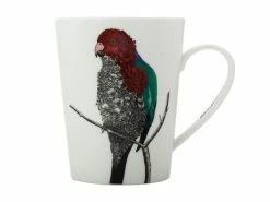 Marini Ferlazzo Birds Mug 450ML Tall Australian King Parrot