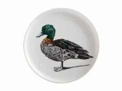 Marini Ferlazzo Birds Plate 20cm Chestnut Teal Duck
