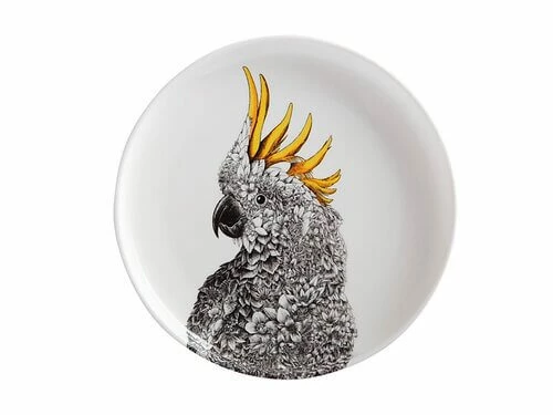 Marini Ferlazzo Birds Plate 20cm Sulphur-crested Cockatoo 1 Marini Ferlazzo Birds Plate 20cm Sulphur-crested Cockatoo