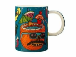 Mulga the Artist Mug 450ML Coconut