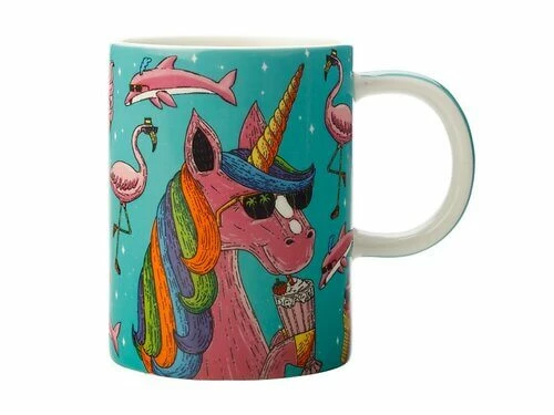 Mulga the Artist Mug 450ML Unicorn 1 Mulga the Artist Mug 450ML Unicorn