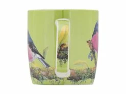 Katherine Castle Bird Talk Mug 370ML Pink Robins Gift Boxed -Tableware Sales Store dx1121 handle 1