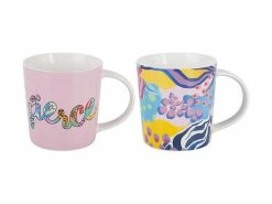 Kasey Rainbow Be Fierce Mug Set of 2 380ML Fierce Gift Boxed