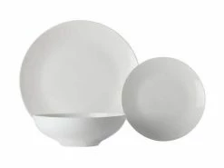 White Basics Tribeca Coupe Dinner Set 12 Piece -Tableware Sales Store fx0147 1