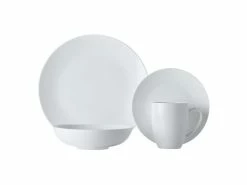 White Basics Fitzrovia Coupe Dinner Set 16 Piece