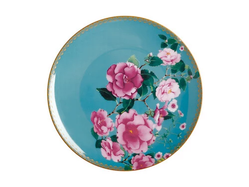 Teas & C's Silk Road Coupe Plate 19.5cm Aqua Gift Boxed 1 Teas & C's Silk Road Coupe Plate 19.5cm Aqua Gift Boxed