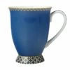 Teas & C's Classic Footed Mug 300ML Blue Gift Boxed