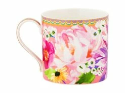 Teas & C's Dahlia Daze Mug 430ML Pink Gift Boxed -Tableware Sales Store hv0358 side