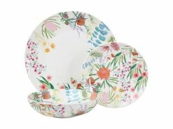 Royal Botanic Gardens Victoria Native Blooms Coupe Dinner Set 12pc Gift Boxed