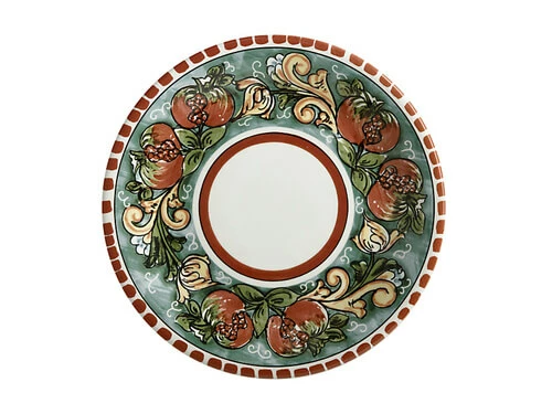 Ceramica Salerno Plate 26.5cm Pomegranates 1 Ceramica Salerno Plate 26.5cm Pomegranates