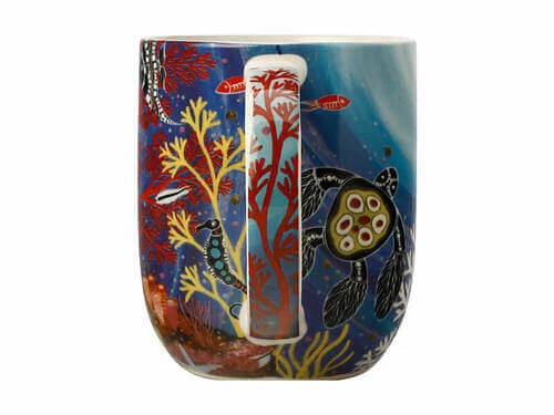 Melanie Hava Jugaig-Bana-Wabu Mug 440ML Reef Wonderland Gift Boxed 2 Melanie Hava Jugaig-Bana-Wabu Mug 440ML Reef Wonderland Gift Boxed - Image 2