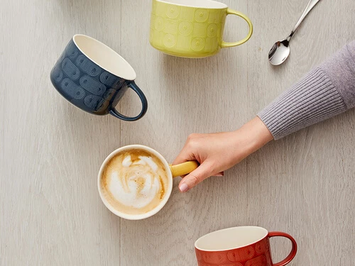 Crest Jumbo Mug 500ML Terracotta 2 Crest Jumbo Mug 500ML Terracotta - Image 2