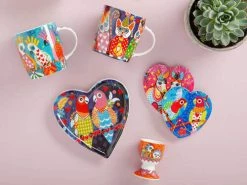 Love Hearts Mug 370ML Love Birds 5 Love Hearts Mug 370ML Love Birds -Tableware Sales Store maxwell williams donna sharam love hearts mug coaster plate egg cup