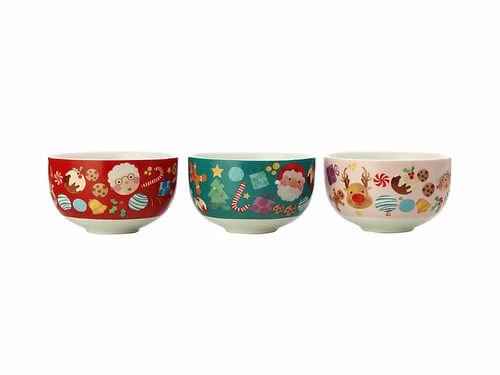 Kasey Rainbow Sparkly Season Bowl 10cm Set of 3 Gift Boxed 1 Kasey Rainbow Sparkly Season Bowl 10cm Set of 3 Gift Boxed