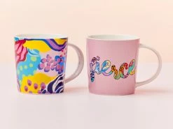 Kasey Rainbow Be Fierce Mug Set of 2 380ML Fierce Gift Boxed -Tableware Sales Store ss22 website maxwell williams kaseyrainbow befierce mugs fierce