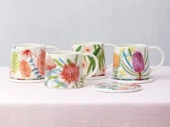 Royal Botanic Gardens Victoria Native Blooms Mug 350ML Eucalypts -Tableware Sales Store ss22 website maxwell williams rbgv nativeblooms mugs 2