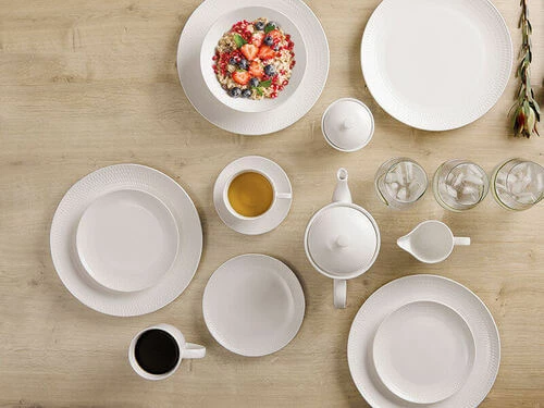 White Basics Diamonds Rice Bowl 10cm 2 White Basics Diamonds Rice Bowl 10cm - Image 2