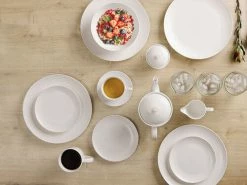 White Basics Diamonds Show Plate 30cm -Tableware Sales Store white basics diamonds lifestyle 1 1 9